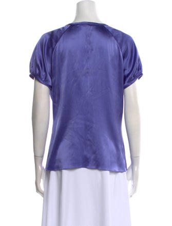 Etro Silk V-Neck Blouse