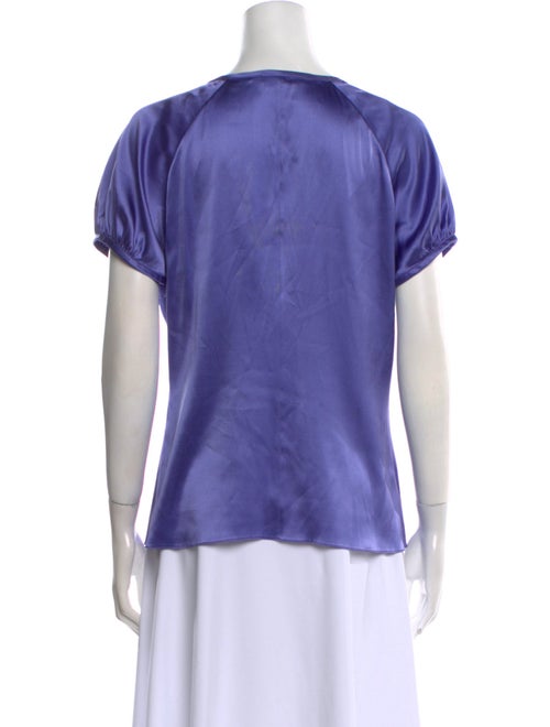 Etro Silk V-Neck Blouse