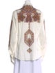 Etro Paisley Print Long Sleeve Button-Up Top