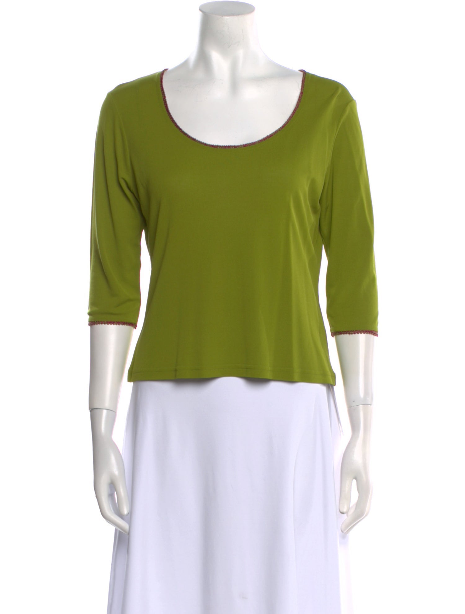 Etro Silk Scoop Neck T-Shirt