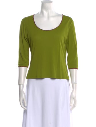 Etro Silk Scoop Neck T-Shirt