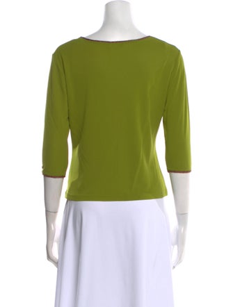 Etro Silk Scoop Neck T-Shirt