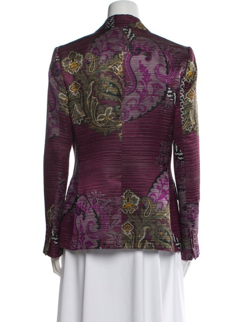 Etro Wool Printed Blazer