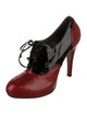 Etro Leather Colorblock Pattern Pumps