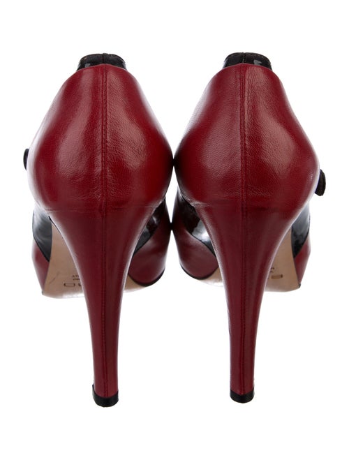 Etro Leather Colorblock Pattern Pumps