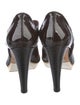 Etro Suede Animal Print D'Orsay Pumps