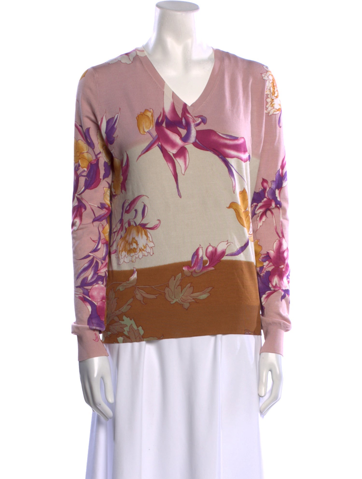 Etro Silk Floral Print Blouse