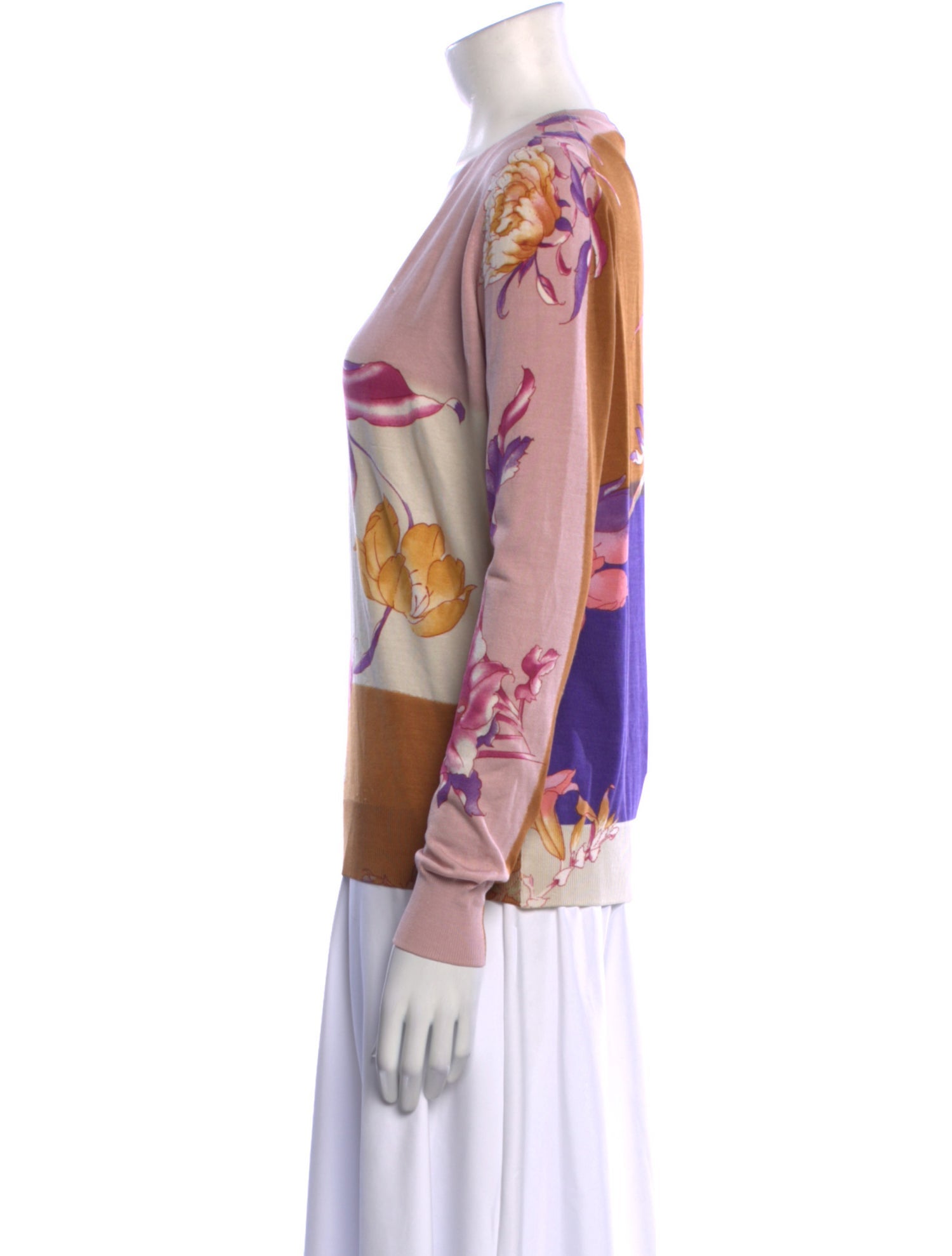 Etro Silk Floral Print Blouse