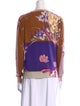 Etro Silk Floral Print Blouse