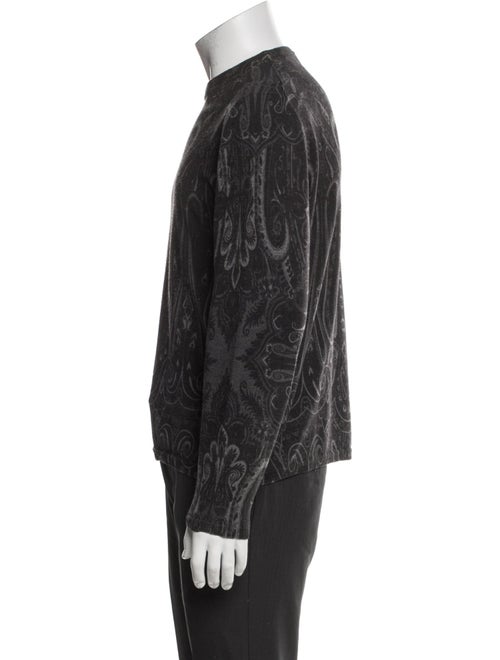 Etro Wool Paisley Print Pullover