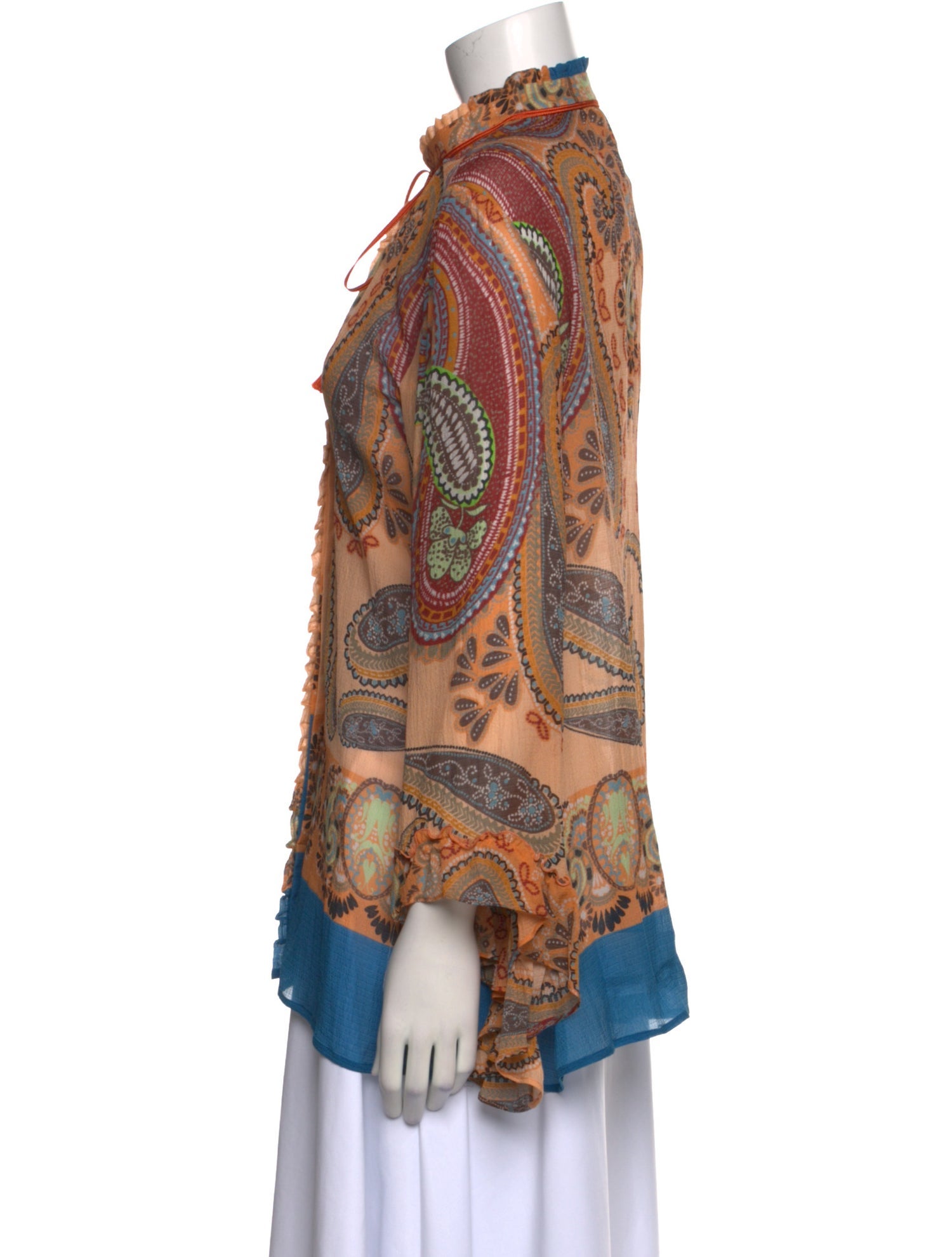 Etro Silk Paisley Print Blouse