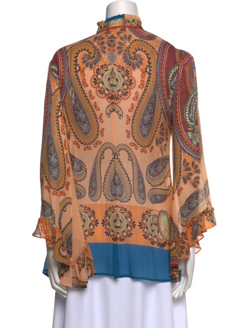 Etro Silk Paisley Print Blouse