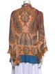 Etro Silk Paisley Print Blouse