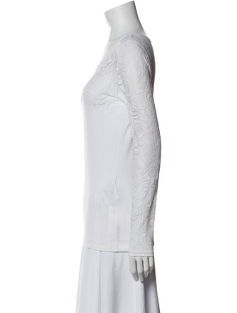 Etro Scoop Neck Long Sleeve Top