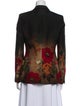 Etro Wool Floral Print Blazer