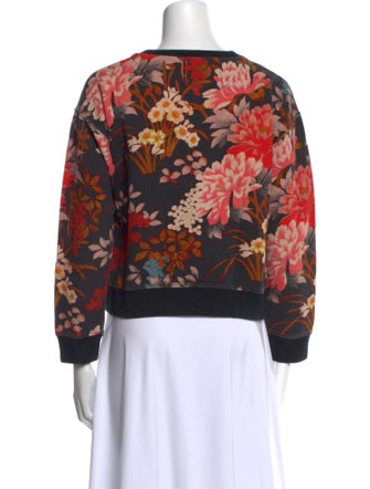 Etro Printed Bateau Neckline Sweater