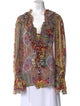 Etro Silk Paisley Print Blouse