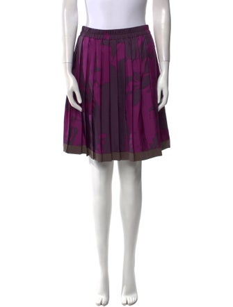 Etro Silk Knee-Length Skirt