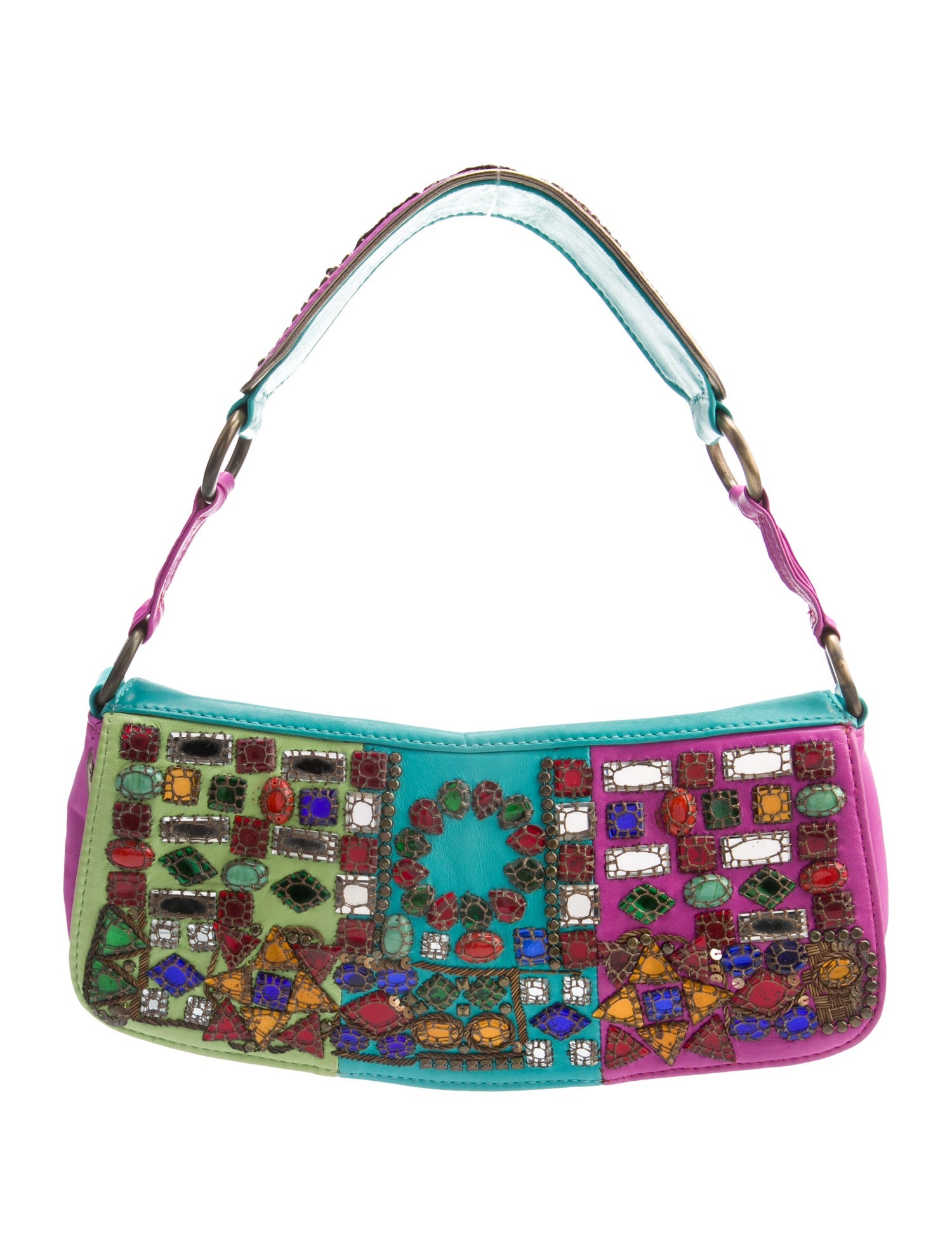 Etro Leather Shoulder Bag