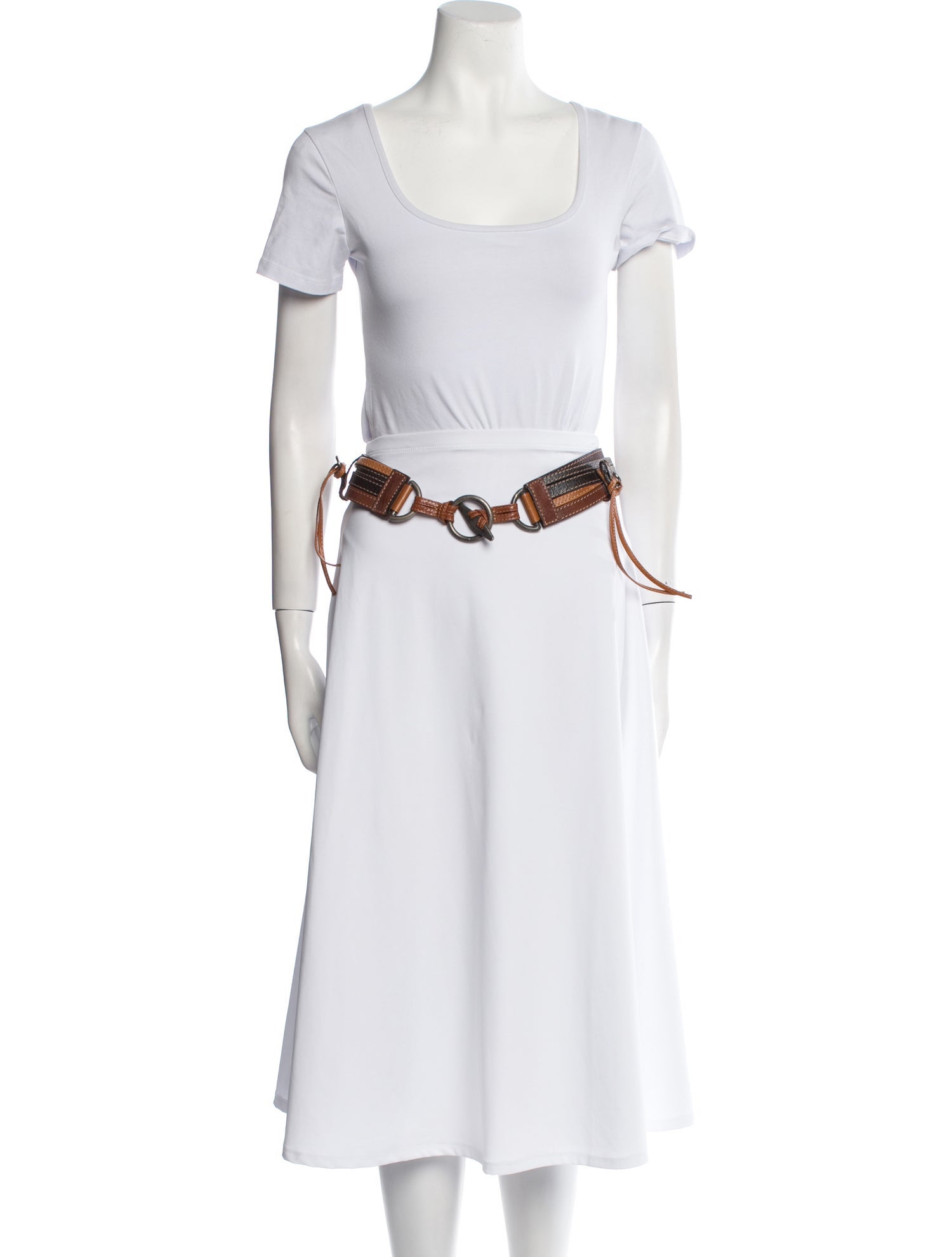 Etro Wide Leather Waist Belt