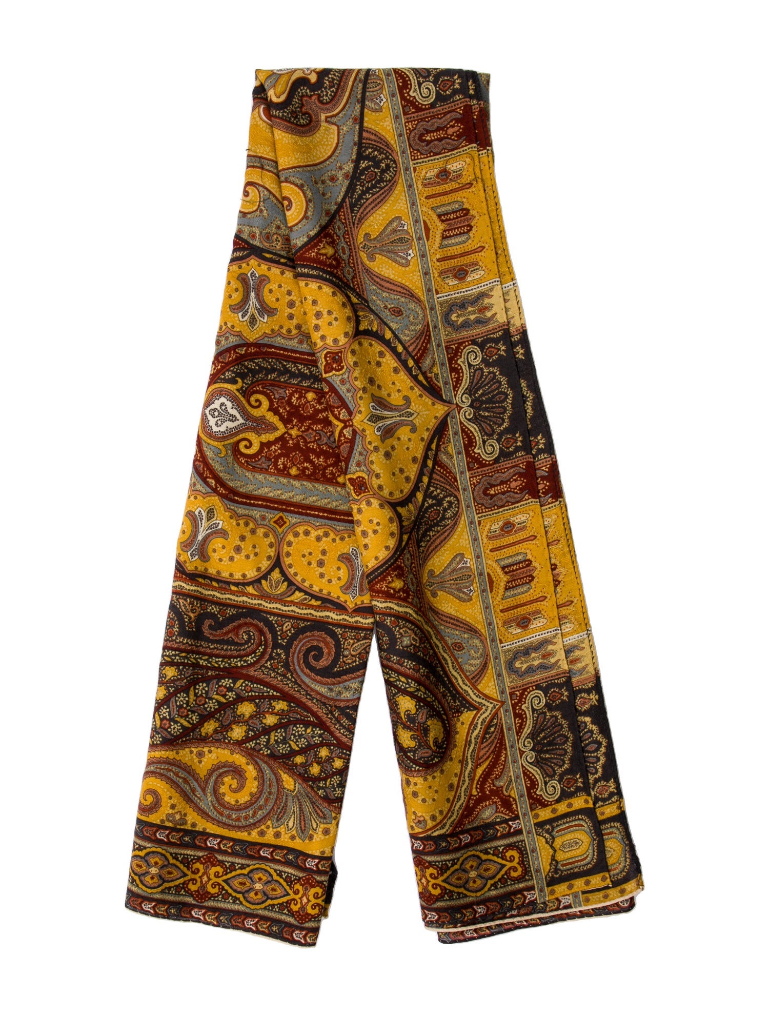 Etro Silk Paisley Print Scarf