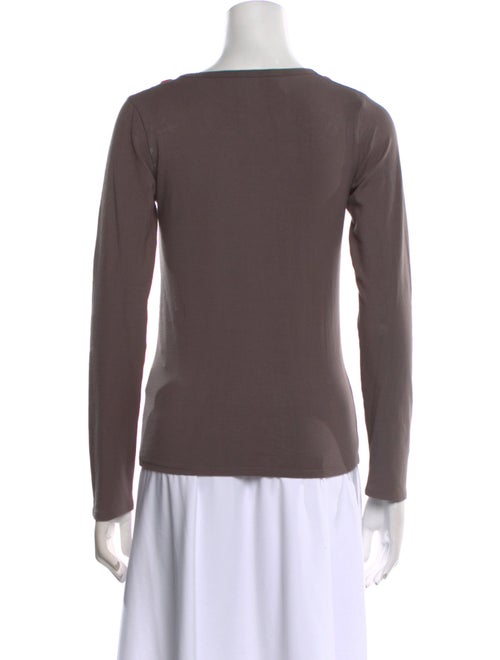 Etro Scoop Neck Long Sleeve T-Shirt