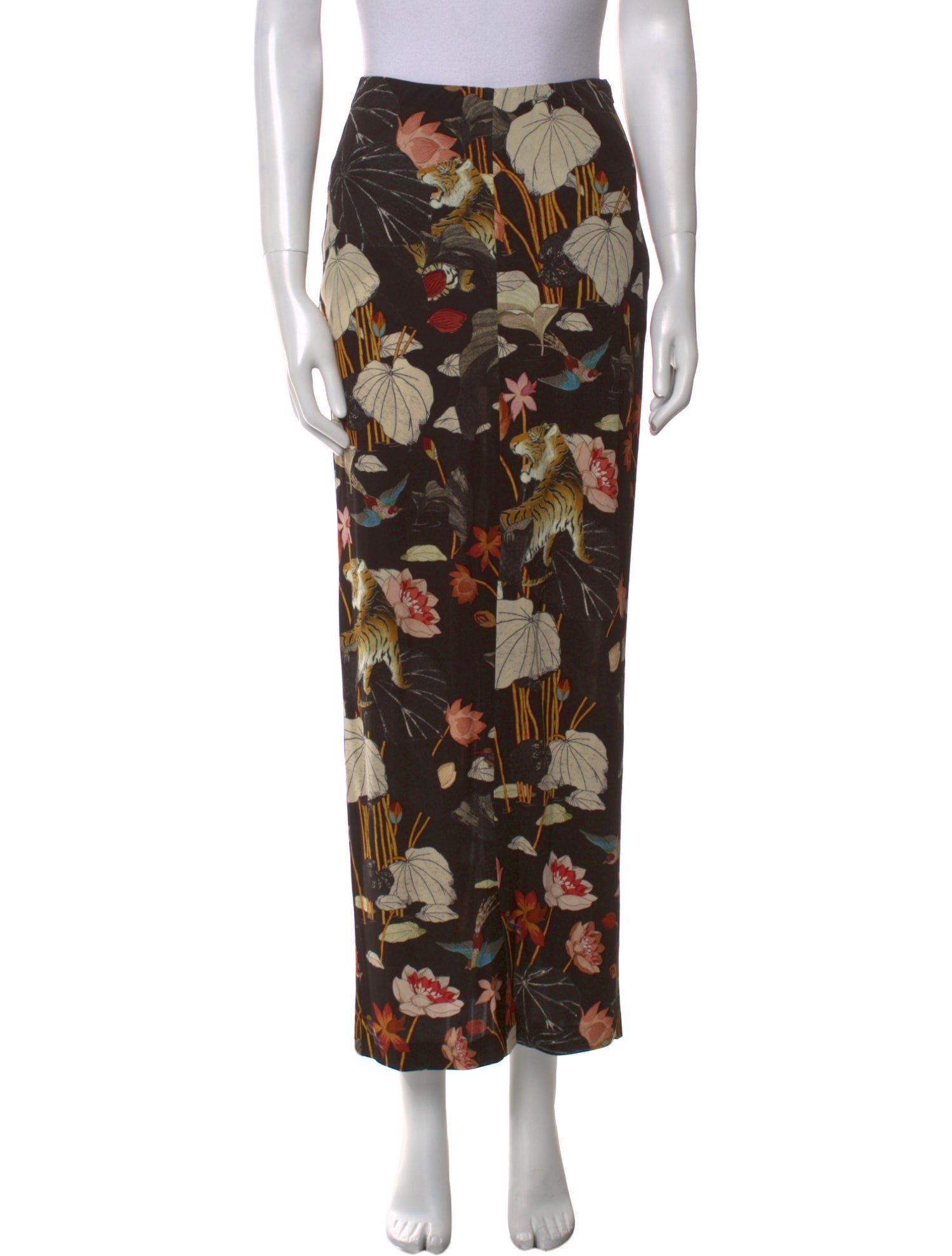 Etro Floral Print Midi Length Skirt w/ Tags
