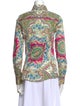 Etro Paisley Print Long Sleeve Button-Up Top