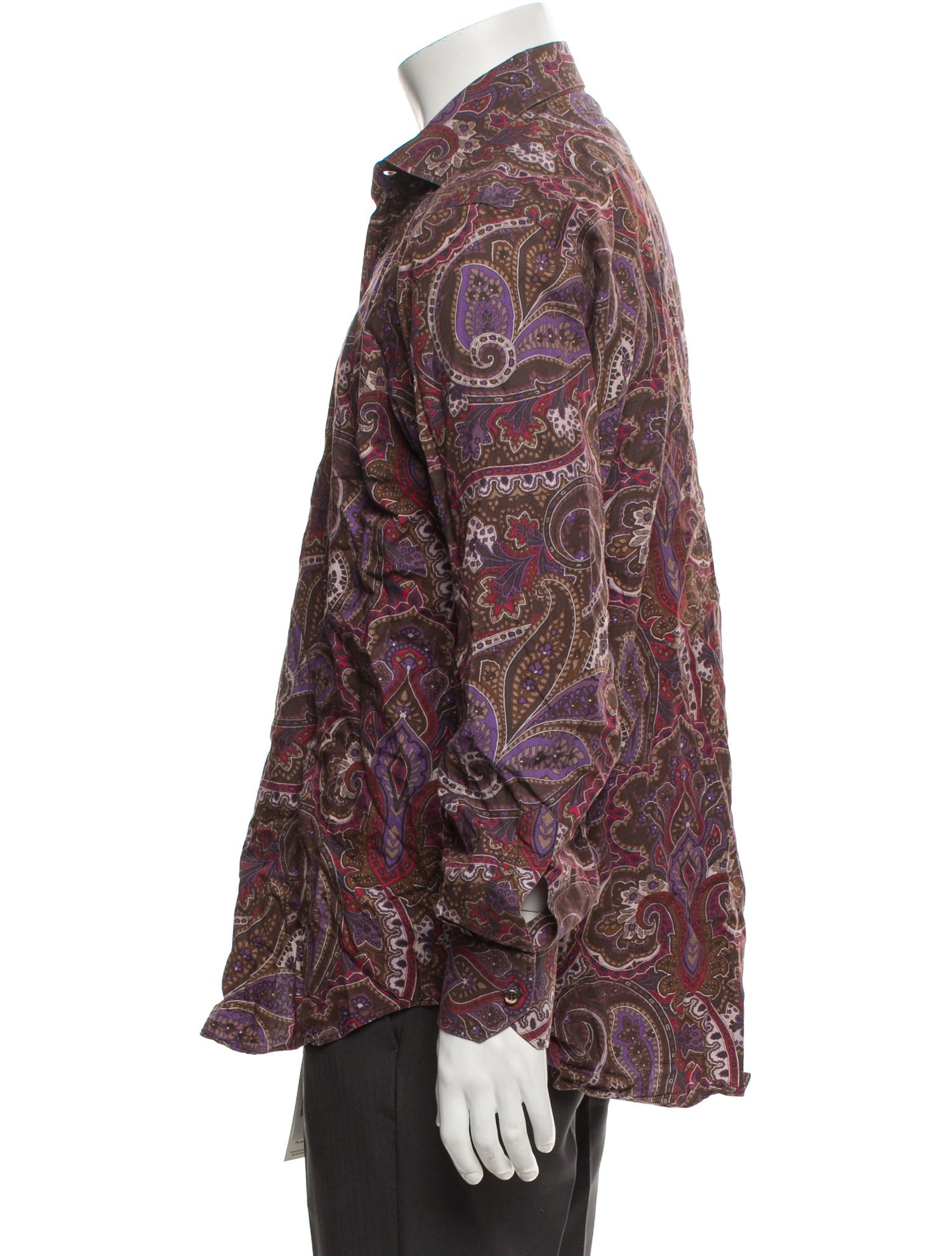 Etro Paisley Print Long Sleeve Shirt