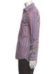 Etro Plaid Print Long Sleeve Shirt