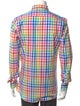 Etro Plaid Print Long Sleeve Shirt