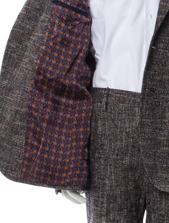 Etro Tweed Pattern Two-Piece Suit