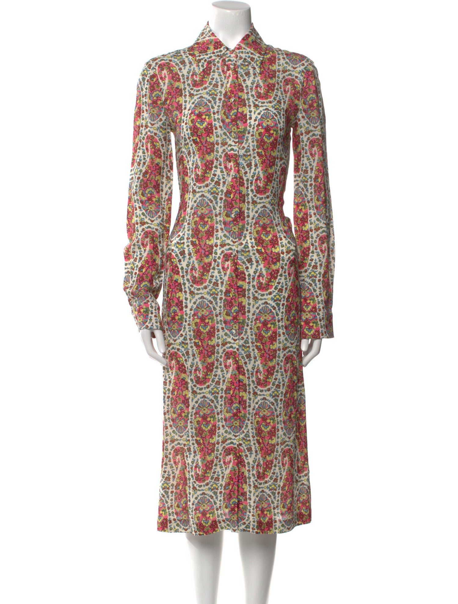 Etro Paisley Print Long Dress