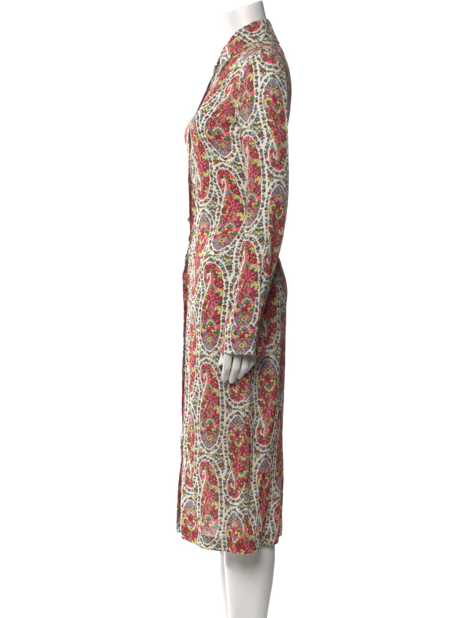 Etro Paisley Print Long Dress
