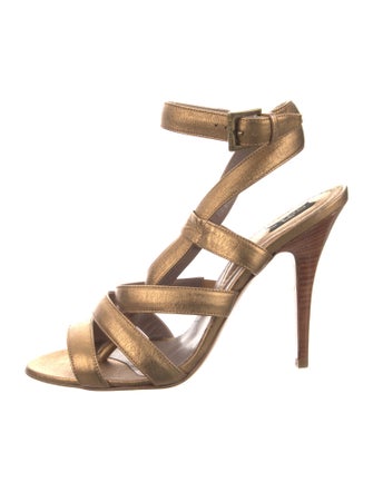 Etro Leather Gladiator Sandals