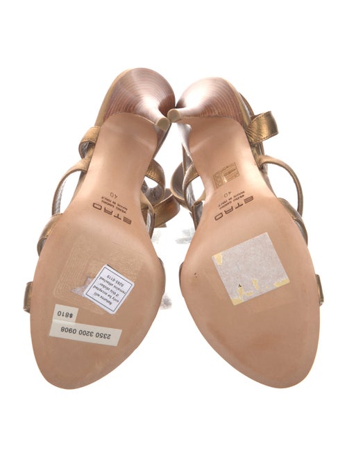 Etro Leather Gladiator Sandals