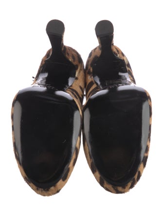 Etro Ponyhair Animal Print Pumps