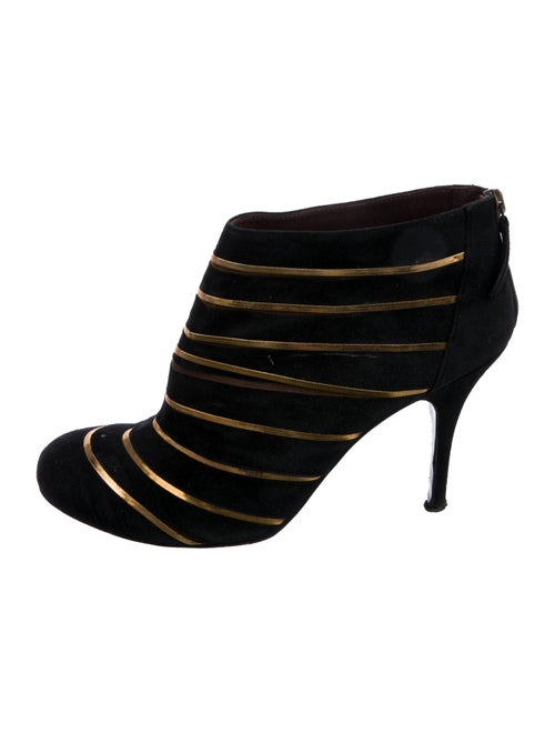 Etro Suede Striped Mules