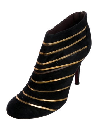 Etro Suede Striped Mules