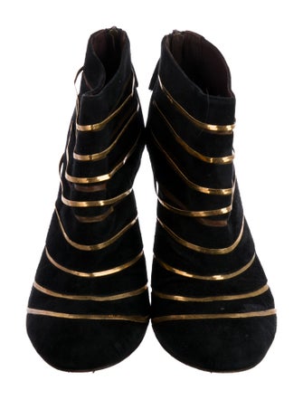 Etro Suede Striped Mules