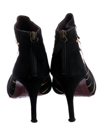 Etro Suede Striped Mules