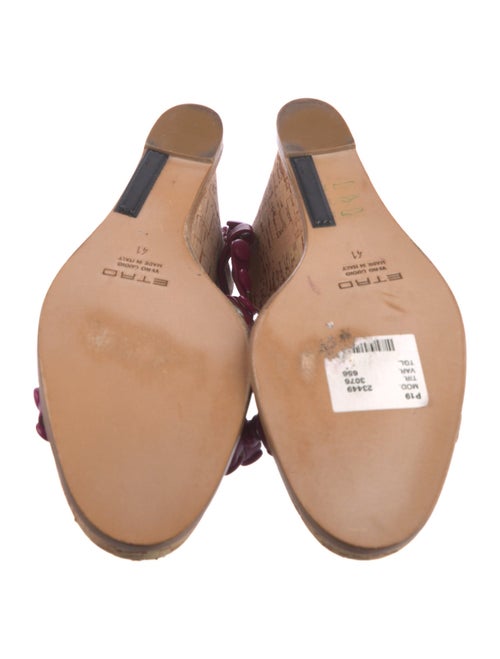 Etro Leather Espadrilles