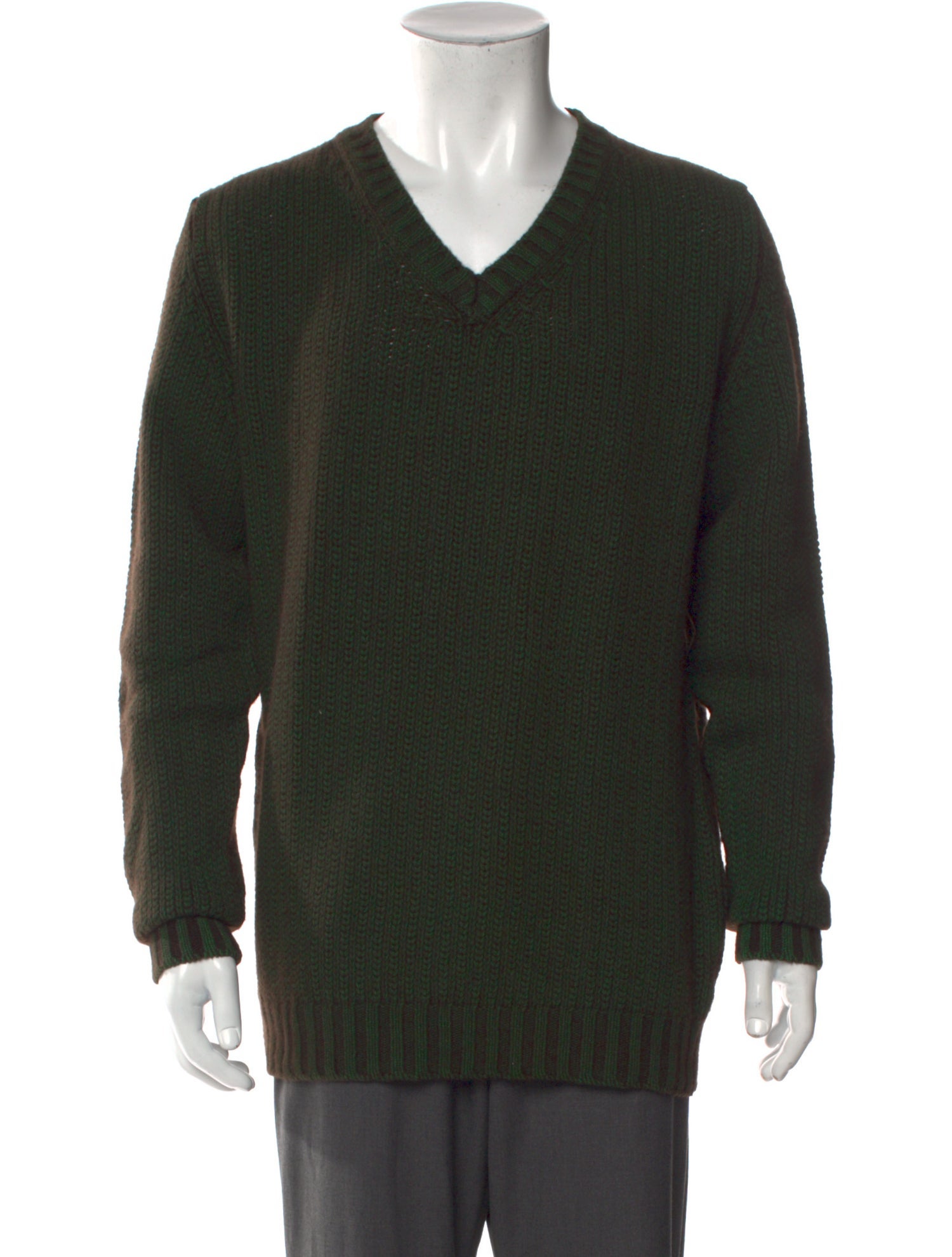 Etro V-Neck Long Sleeve Pullover