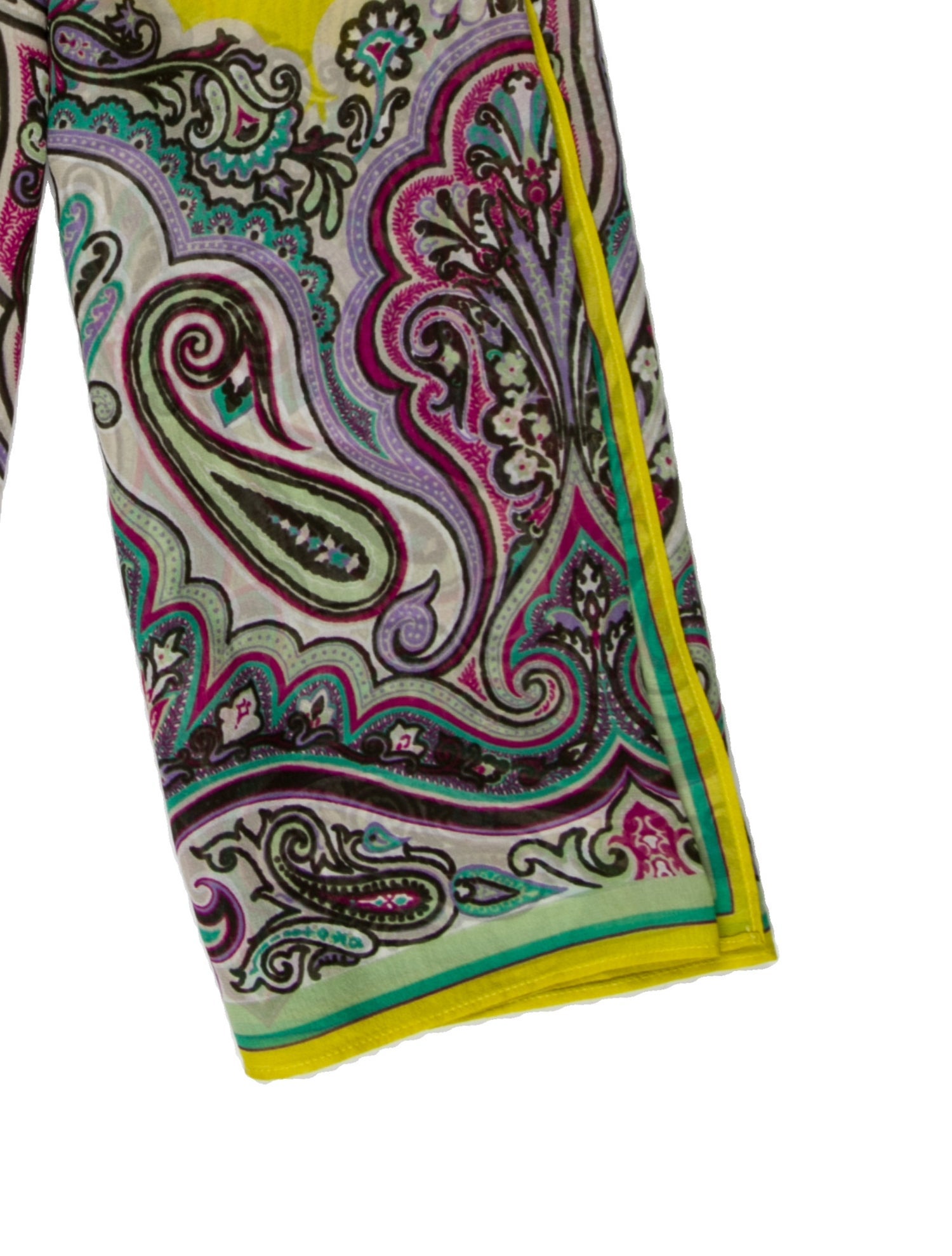 Etro Silk Paisley Print Scarf