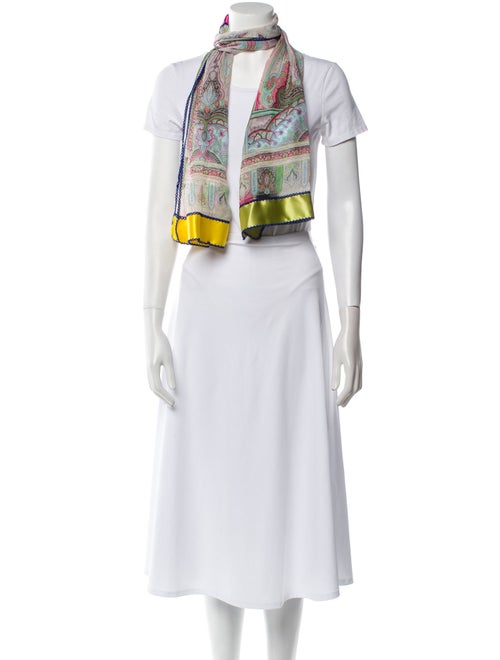 Etro Silk Paisley Print Scarf