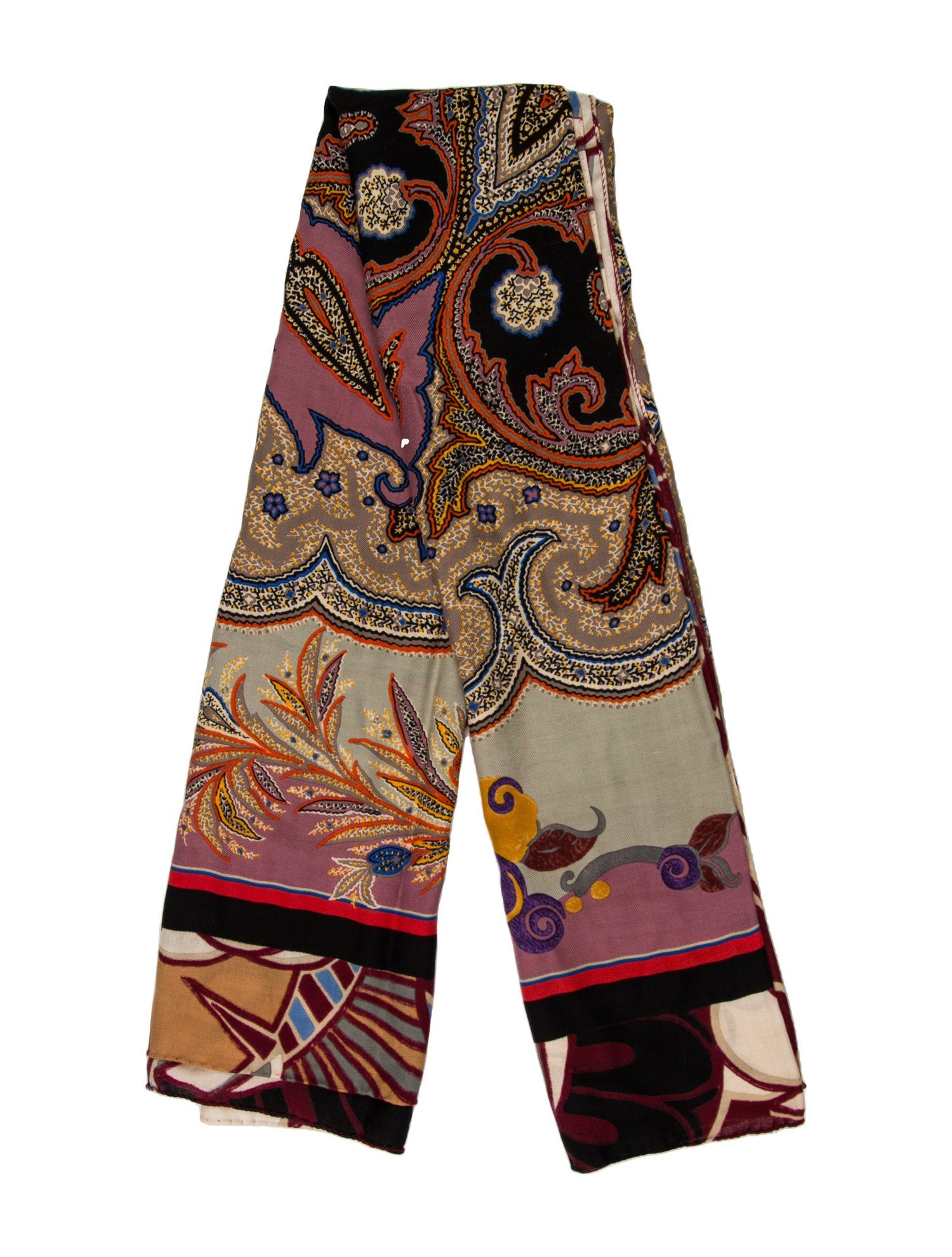 Etro Cashmere Floral Print Scarf