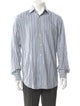 Etro Striped Long Sleeve Dress Shirt