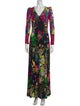 Etro Floral Print Long Dress
