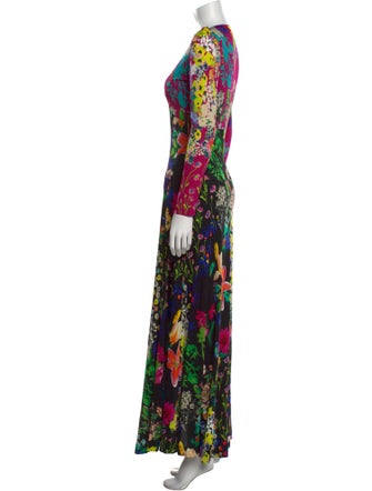 Etro Floral Print Long Dress