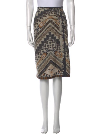 Etro Wool Knee-Length Skirt